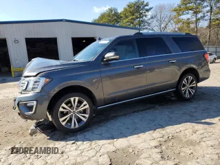 2020 Ford Expedition Max Limited with VIN 1FMJK1KT4LEA14420, listed as a Copart auction lot 46033305 with 89,410 mi miles and Salvage Title. Bid and sale history available at DreamBid. Image 1.