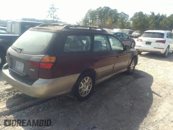 2001 Subaru Legacy Outback L.L. Bean z VIN 4S3BH806X17654226, wystawiony jako IAAI lot #41663237 z przebiegiem 192 339 mil mil oraz . Historia ofert i sprzedaży dostępna na DreamBid. Obrazek 4.