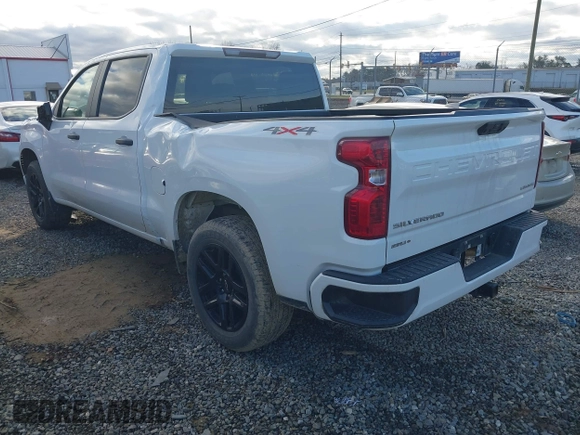 2022 Chevrolet Silverado 1500 Custom with VIN 1GCPDBEKXNZ599159, listed as a IAAI auction lot 41136493 with 23,412 mi miles. Bid and sale history available at carsss.com. Image 3.