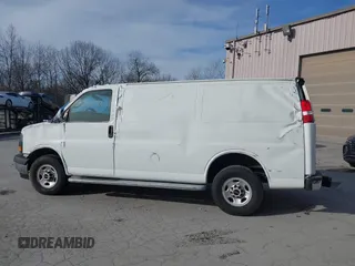 2023 GMC Savana Cargo Van with VIN 1GTW7AFPXP1182925, listed as a IAAI auction lot 41270635 with 7,446 mi miles. Bid and sale history available at carsss.com. Image 14.