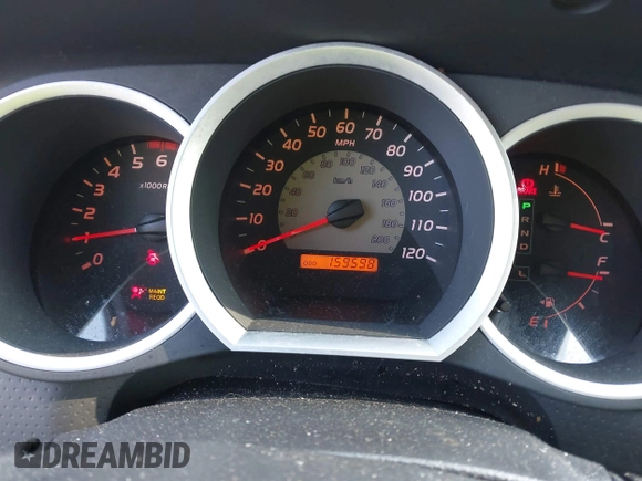 2010 Toyota Tacoma PreRunner with VIN 3TMJU4GN5AM092383, listed as a IAAI auction lot 42358944 with 159,598 mi miles and . Bid and sale history available at DreamBid. Image 7.