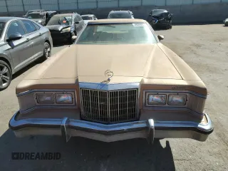 1977 Mercury Cougar z VIN 7A93H513790, wystawiony jako Copart lot #49360465 z przebiegiem 11 729 mil mil oraz Czysty tytuł • Clean title. Historia ofert i sprzedaży dostępna na DreamBid. Obrazek 5.