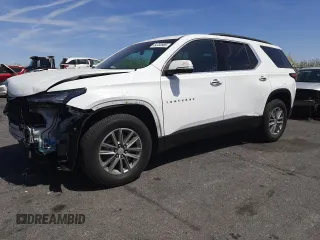 2023 Chevrolet Traverse LT Cloth z VIN 1GNERGKW6PJ303351, wystawiony jako Copart lot #54703985 z przebiegiem 28 887 mil mil oraz Szkoda całkowita • Salvage title. Historia ofert i sprzedaży dostępna na DreamBid. Obrazek 1.