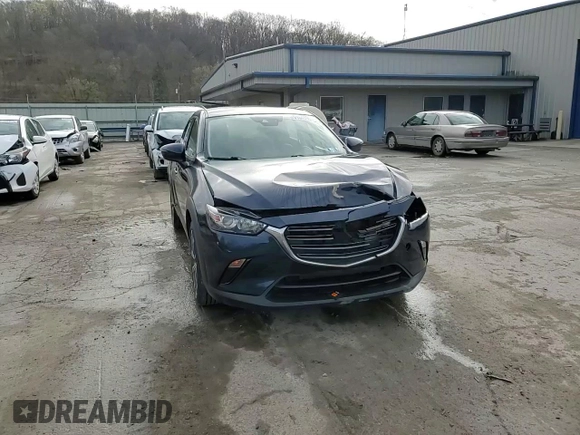 2019 Mazda CX-3 Touring with VIN JM1DKFC72K0446306, listed as a Copart auction lot 51843955 with 76,013 mi miles and Salvage Title. Bid and sale history available at carsss.com. Image 15.