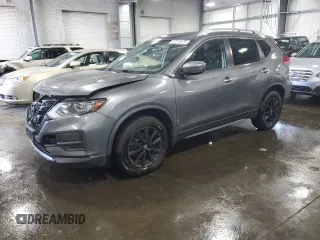 2017 Nissan Rogue SV z VIN JN8AT2MV0HW005967, wystawiony jako Copart lot #57273475 z przebiegiem 145 437 mil mil oraz Szkoda całkowita • Salvage title. Historia ofert i sprzedaży dostępna na DreamBid. Obrazek 1.