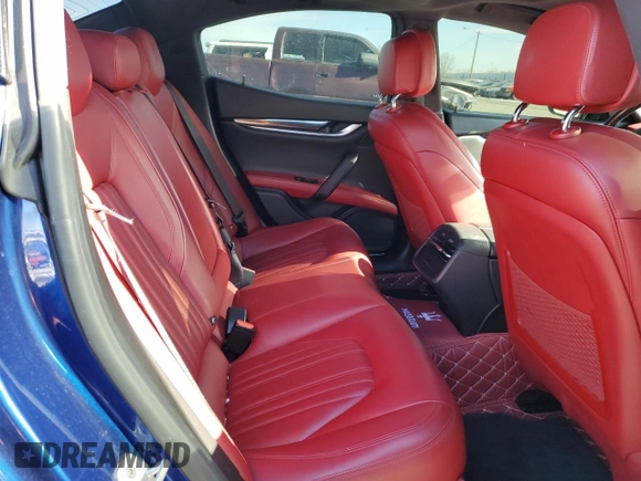 2017 Maserati Ghibli S Q4 with VIN ZAM57RTA5H1206653, listed as a Copart auction lot 81933013 with Not Provided miles. Bid and sale history available at carsss.com. Image 10.