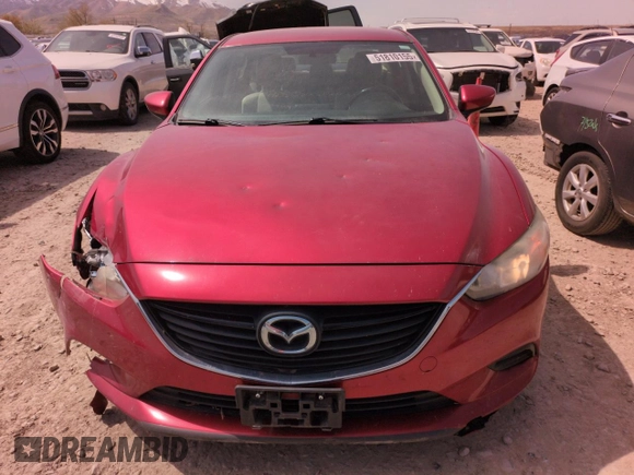 2016 Mazda 6 i Sport with VIN JM1GJ1U52G1410942, listed as a Copart auction lot 51810155 with 163,488 mi miles and Salvage Title. Bid and sale history available at DreamBid. Image 5.