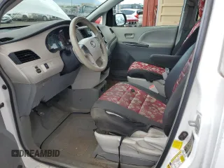 2012 Toyota Sienna with VIN 5TDZK3DC2CS272641, listed as a Copart auction lot 53378905 with 115,153 mi miles and Salvage title. Bid and sale history available at DreamBid. Image 7.