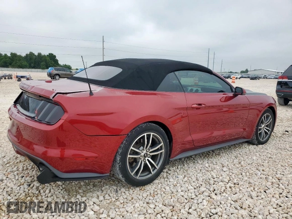 2015 Ford Mustang EcoBoost Premium with VIN 1FATP8UH5F5380428, listed as a Copart auction lot 58417675 with 91,201 mi miles and Salvage title. Bid and sale history available at DreamBid. Image 3.