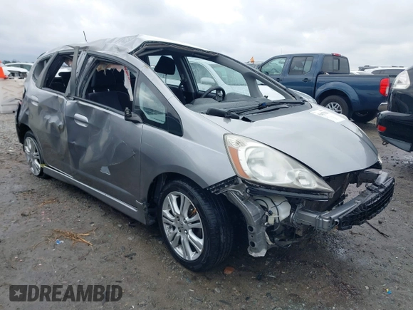 2010 Honda Fit Sport with VIN JHMGE8H46AS000949, listed as a IAAI auction lot 41417321 with 96,259 mi miles. Bid and sale history available at carsss.com. Image 1.