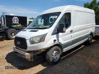2015 Ford Transit Cargo with VIN 1FTNR2CM9FKA08696, listed as a Copart auction lot 57649205 with 427,477 mi miles and Salvage title. Bid and sale history available at DreamBid. Image 1.