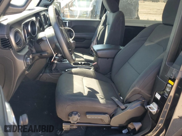 2023 Jeep Wrangler Sport with VIN 1C4HJXAG3PW618988, listed as a Copart auction lot 71615934 with 34,342 mi miles and Salvage title. Bid and sale history available at DreamBid. Image 7.