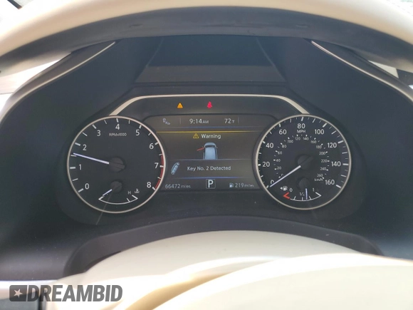 2016 Nissan Murano Platinum z VIN 5N1AZ2MH3GN161604, wystawiony jako Copart lot #58447825 z przebiegiem 66 472 mil mil oraz Szkoda całkowita • Salvage title. Historia ofert i sprzedaży dostępna na DreamBid. Obrazek 9.