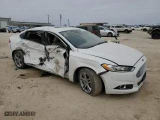 2015 Ford Fusion Titanium Hybrid with VIN 3FA6P0RU5FR225122, listed as a Copart auction lot 46176095 with 144,749 mi miles and Salvage Title. Bid and sale history available at carsss.com. Image 4.