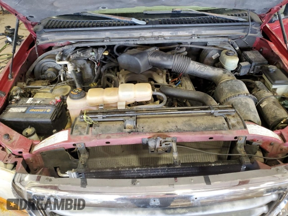 2001 Ford Super Duty F-250 XL with VIN 1FTNX21S91EC17659, listed as a Copart auction lot 44620895 with 167,989 mi miles and Salvage Title. Bid and sale history available at carsss.com. Image 11.