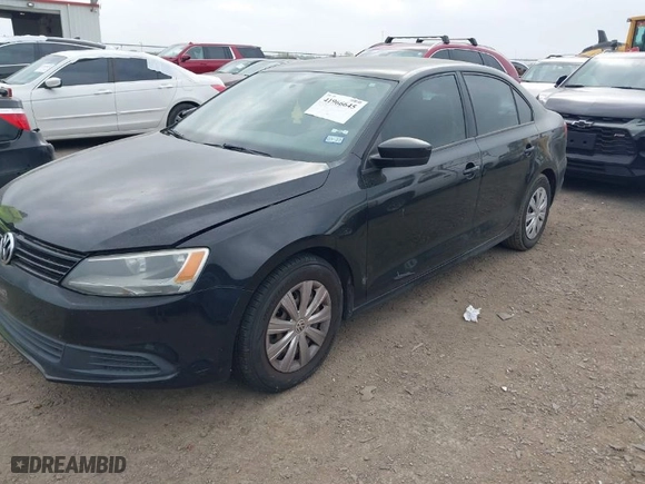 2014 Volkswagen Jetta Sedan S with VIN 3VW2K7AJ9EM388723, listed as a IAAI auction lot 41966645 with 147,229 mi miles. Bid and sale history available at carsss.com. Image 2.