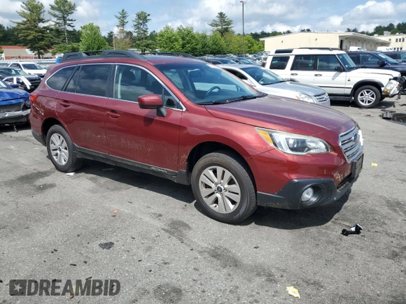 2017 Subaru Outback Premium with VIN 4S4BSADC7H3243890, listed as a Copart auction lot 59183705 with 91,182 mi miles and Non repairable. Bid and sale history available at DreamBid. Image 4.