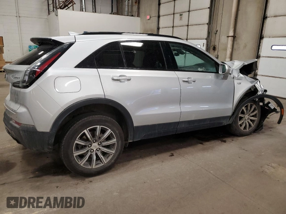 2019 Cadillac XT4 AWD Sport with VIN 1GYFZFR45KF185536, listed as a Copart auction lot 80544914 with 46,496 mi miles and Salvage Title. Bid and sale history available at DreamBid. Image 3.