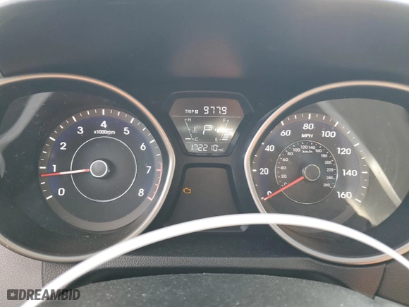 2015 Hyundai Elantra Limited with VIN 5NPDH4AE4FH590243, listed as a Copart auction lot 49930405 with 172,210 mi miles and Clean Title. Bid and sale history available at carsss.com. Image 9.