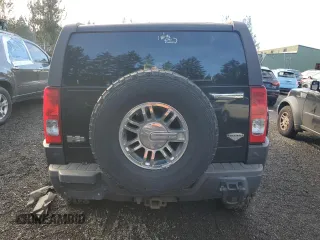 2008 Hummer H3 SUV Alpha with VIN 5GTEN13L988121005, listed as a Copart auction lot 81055874 with 114,457 mi miles and Salvage Title. Bid and sale history available at carsss.com. Image 6.