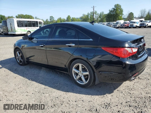 2012 Hyundai Sonata SE with VIN 5NPEC4AB7CH411987, listed as a Copart auction lot 55461465 with 163,438 mi miles and Salvage Title. Bid and sale history available at carsss.com. Image 2.