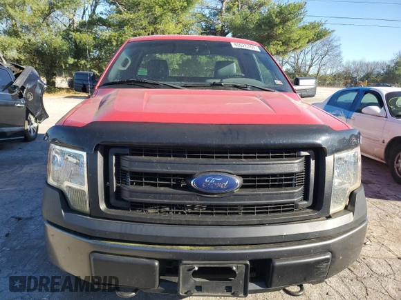 2013 Ford F-150 XL with VIN 1FTMF1EMXDKD87815, listed as a Copart auction lot 80028764 with 218,969 mi miles and Salvage Title. Bid and sale history available at carsss.com. Image 5.