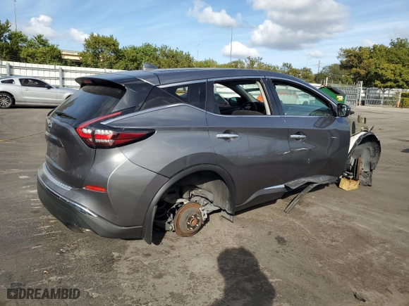 2020 Nissan Murano S with VIN 5N1AZ2AJ0LN112801, listed as a Copart auction lot 85434514 with 0 mi miles and Non Repairable. Bid and sale history available at carsss.com. Image 3.