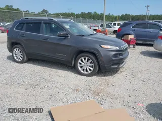 2015 Jeep Cherokee Limited with VIN 1C4PJLDS9FW516548, listed as a IAAI auction lot 42108725 with 122,190 mi miles and . Bid and sale history available at DreamBid. Image 1.