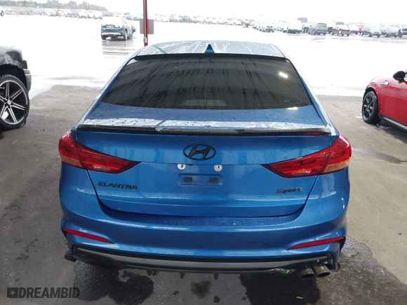 2018 Hyundai Elantra Sport with VIN KMHD04LB2JU524231, listed as a IAAI auction lot 41615649 with 58,889 mi miles. Bid and sale history available at carsss.com. Image 17.
