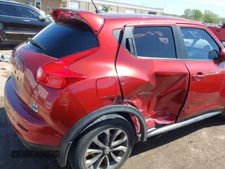 2014 Nissan Juke S with VIN JN8AF5MR0ET451948, listed as a IAAI auction lot 42035893 with 123,698 mi miles and . Bid and sale history available at carsss.com. Image 6.