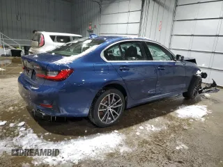 2022 BMW 3 Series 330i xDrive with VIN 3MW5R7J02N8C69694, listed as a Copart auction lot 45008325 with 0 mi miles and Salvage Title. Bid and sale history available at carsss.com. Image 3.