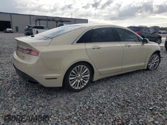 2014 Lincoln MKZ with VIN 3LN6L2J9XER830255, listed as a Copart auction lot 62905455 with 113,286 mi miles and Salvage title. Bid and sale history available at DreamBid. Image 3.