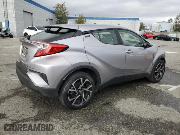 2019 Toyota C-HR XLE with VIN JTNKHMBX7K1045108, listed as a Copart auction lot 44070005 with 60,480 mi miles and Salvage Title. Bid and sale history available at DreamBid. Image 3.