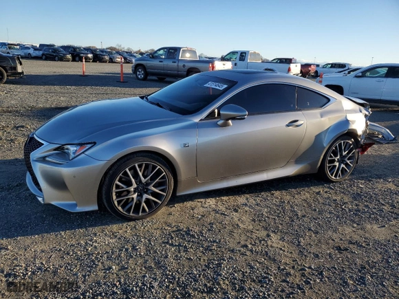 2016 Lexus RC 200t with VIN JTHHA5BCXG5003424, listed as a Copart auction lot 41514645 with 108,366 mi miles and Salvage Title. Bid and sale history available at carsss.com. Image 1.