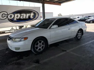 1999 Toyota Solara SE z VIN 2T1CF22P4XC171139, wystawiony jako Copart lot #58728195 z przebiegiem 148 703 mil mil oraz Szkody całkowita. Historia ofert i sprzedaży dostępna na DreamBid. Obrazek 1.