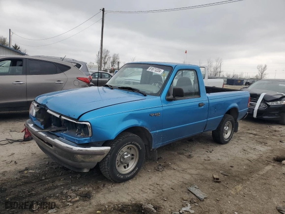 1995 Ford Ranger Splash with VIN 1FTCR10A0SUB77693, listed as a Copart auction lot 81871224 with 247,172 mi miles and Salvage Title. Bid and sale history available at carsss.com. Image 1.