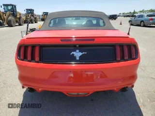 2015 Ford Mustang V6 with VIN 1FATP8EM9F5382940, listed as a Copart auction lot 56762445 with 47,155 mi miles and Salvage title. Bid and sale history available at DreamBid. Image 6.