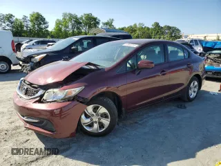 2015 Honda Civic LX with VIN 2HGFB2F52FH557159, listed as a Copart auction lot 57965315 with 55,259 mi miles and Salvage title. Bid and sale history available at DreamBid. Image 1.
