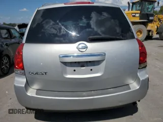 2007 Nissan Quest S with VIN 5N1BV28U07N125179, listed as a Copart auction lot 70495494 with 228,328 mi miles and Clean Title. Bid and sale history available at carsss.com. Image 6.