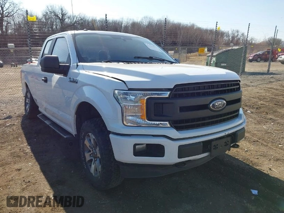 2019 Ford F-150 XL with VIN 1FTFX1E5XKKD17372, listed as a IAAI auction lot 41784569 with 208,528 mi miles. Bid and sale history available at carsss.com. Image 1.