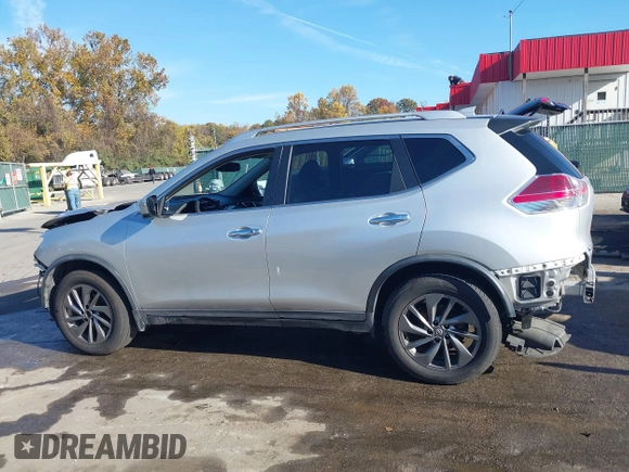 2016 Nissan Rogue SV with VIN KNMAT2MV6GP733975, listed as a IAAI auction lot 40775934 with 68,718 mi miles and . Bid and sale history available at DreamBid. Image 15.