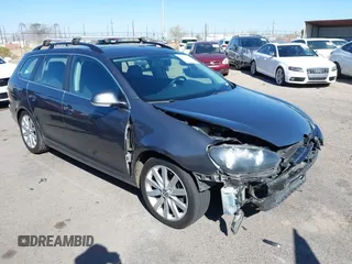 2013 Volkswagen Jetta TDI w/Sunroof with VIN 3VWML7AJ9DM677007, listed as a IAAI auction lot 41825564 with 183,506 mi miles and . Bid and sale history available at DreamBid. Image 1.