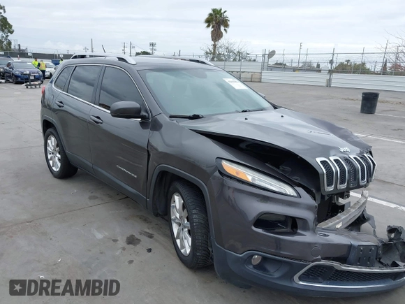 2014 Jeep Cherokee Limited with VIN 1C4PJLDS9EW241875, listed as a IAAI auction lot 42062856 with 90,052 mi miles and . Bid and sale history available at DreamBid. Image 1.
