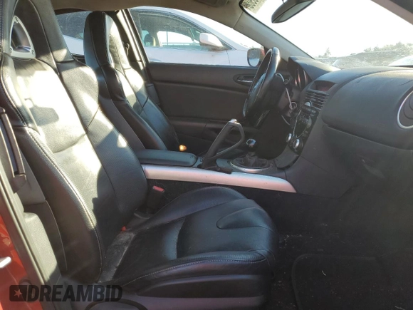 2004 Mazda RX-8 with VIN JM1FE173240116713, listed as a Copart auction lot 87615985 with 118,093 mi miles and Salvage Title. Bid and sale history available at carsss.com. Image 10.