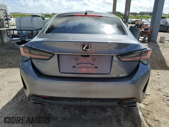 2019 Lexus RC 300 with VIN JTHHA5BC8K5009912, listed as a Copart auction lot 44950345 with Not provided miles and Non repairable. Bid and sale history available at DreamBid. Image 6.