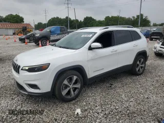 2019 Jeep Cherokee Limited z VIN 1C4PJLDB0KD438585, wystawiony jako Copart lot #59818835 z przebiegiem 117 809 mil mil oraz Szkoda całkowita • Salvage title. Historia ofert i sprzedaży dostępna na DreamBid. Obrazek 1.