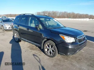 2015 Subaru Forester 2.5i Touring with VIN JF2SJAUC2FH827235, listed as a IAAI auction lot 41692229 with 182,123 mi miles. Bid and sale history available at carsss.com. Image 1.