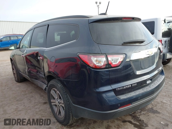 2017 Chevrolet Traverse LT with VIN 1GNKVGKD3HJ213444, listed as a IAAI auction lot 41346906 with 99,409 mi miles and . Bid and sale history available at DreamBid. Image 3.