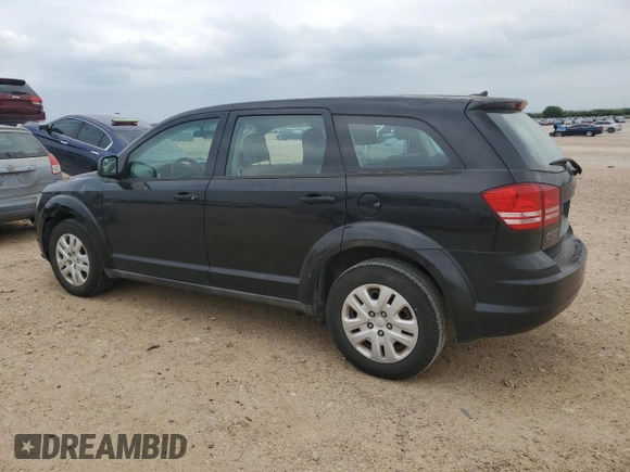 2013 Dodge Journey SE with VIN 3C4PDCABXDT687551, listed as a Copart auction lot 54095375 with 108,991 mi miles and Clean title. Bid and sale history available at DreamBid. Image 2.