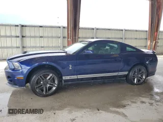 2010 Ford Mustang GT500 with VIN 1ZVBP8JSXA5160889, listed as a Copart auction lot 69408854 with 64,588 mi miles and Salvage Title. Bid and sale history available at carsss.com. Image 1.